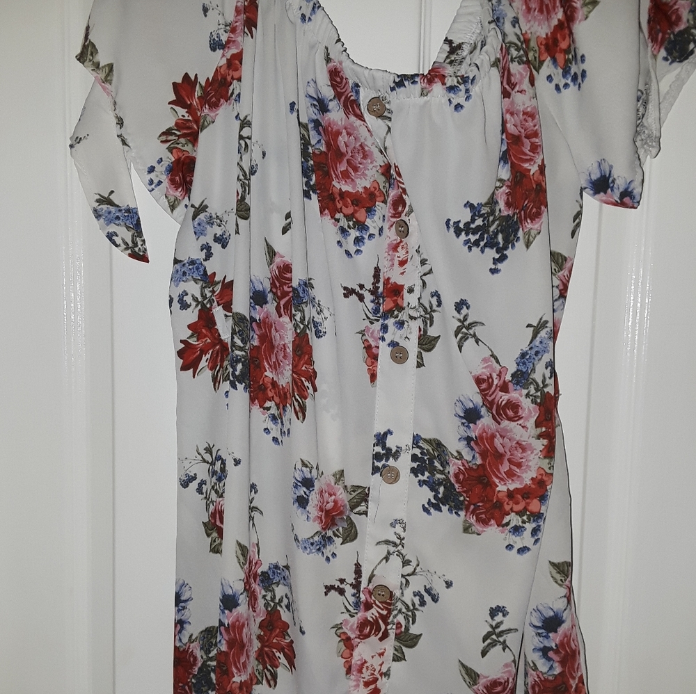 Forever 21 Floral Blouse 3X